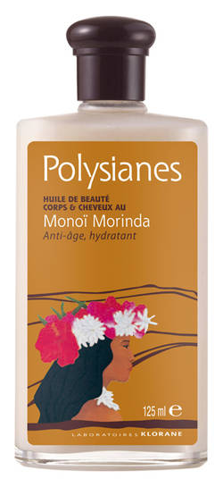 Polysianes, los cuidados solares y sublimadores a base de aceite de monoi de Klorane