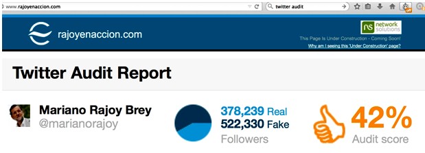 Según un experto, Mariano Rajoy carece de credibilidad digital