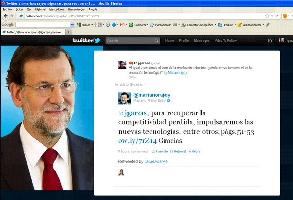 Según un experto, Mariano Rajoy carece de credibilidad digital