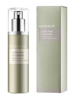 Esta Navidad sucumbe al poder del oro y las perlas con Ultra Pure Solutions Pearl & Gold Facial Nano Spray de M2 Beauté