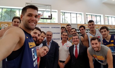 Samsung Galaxy S6 edge+ se convierte en el smartphone oficial de la Selección Española de Baloncesto