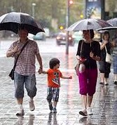 Comienza la semana con lluvias en el norte, que se trasladarán a la zona del Mediterráneo a partir del jueves