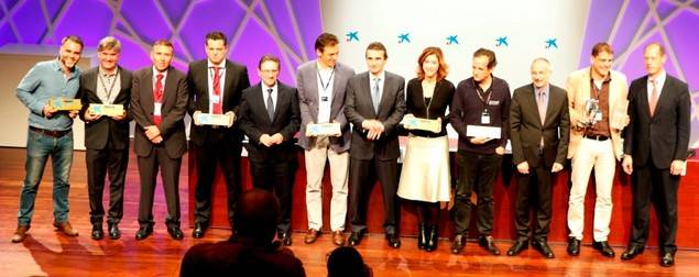 'la Caixa' y el Ministerio de Industria, Energía y Turismo galardonan a Travel Compositor, Palobiofarma, Alpha Spirit, Scutum, Percentil y Red Points con los Premios EmprendedorXXI
