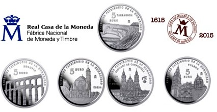 La Casa de la Moneda lanza la tercera serie de monedas de colección Ciudades Patrimonio de la Humanidad