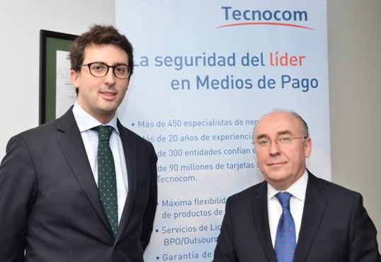 De izquierda a derecha. Álvaro Martín, AFI, y Javier Rey, director de Banca y Seguros de Tecnocom.