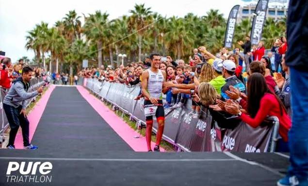 Todo preparado para el Triatlón de Marina d'Or
