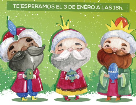 Los Reyes Magos regresan motorizados a la Fundación Down Madrid