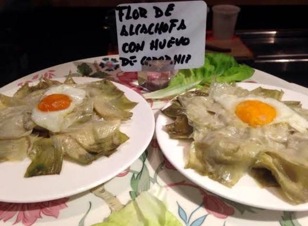 Tapeo de vegetales en Floren Domezain