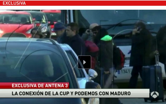 Antena 3 Noticias demuestra que Podemos mantuvo contactos con CUP y el entorno de ETA durante sus viajes a Venezuela