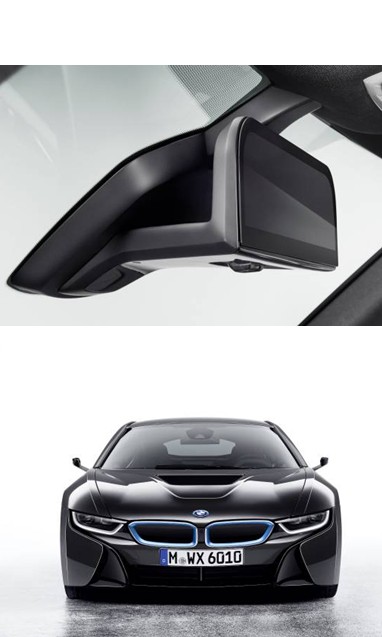 BMW presenta el i8 Mirrorless, sustituyendo retrovisores por cámaras