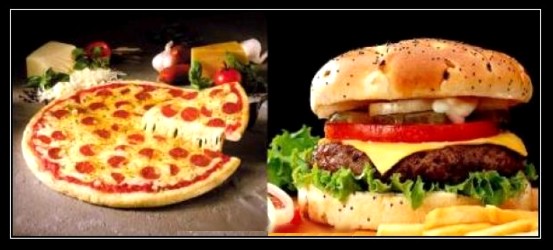 Los madridistas prefieren hamburguesas, los atléticos las pizzas