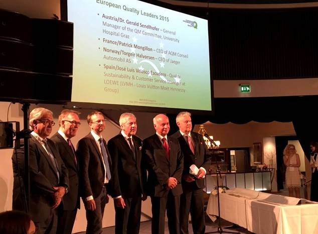 José Luis Velasco, premio European Quality Leader 2015
