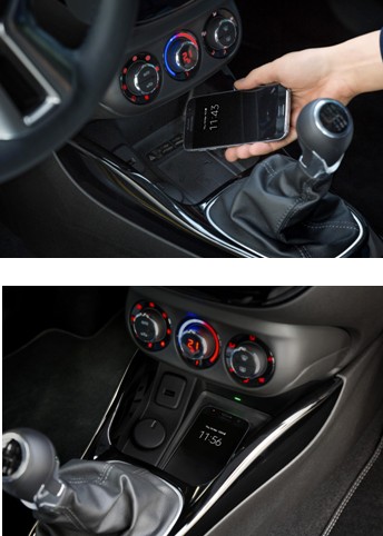 El Opel ADAM permite recargar los smartphones sin cables