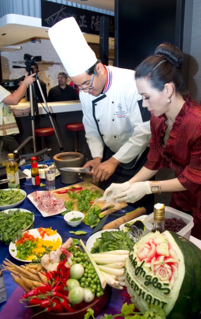 El chef del Blue Elephant.