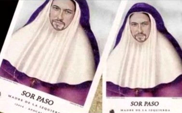 Pitufos en la pared el 26-J