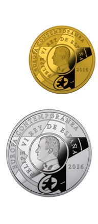 Europa Contemporánea en dos monedas de colección