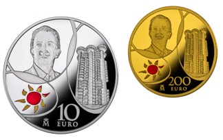 Europa Contemporánea en dos monedas de colección