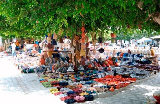 La riquezqa artesanal de los zocos tunecinos