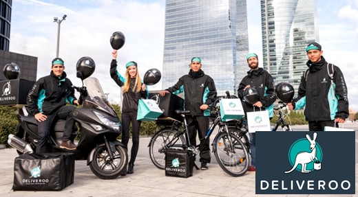 Deliveroo obtiene capital para el sector de reparto de comida