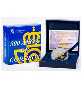 La Real Casa de la Moneda lanza una moneda Conmemorativa del 300 Aniversario de Correos