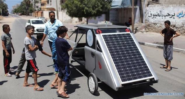 El coche solar palestino demuestra que, con ilusión y esfuerzo, todo puede conseguirse.
