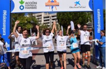 46 empresas superan el reto solidario contra el hambre