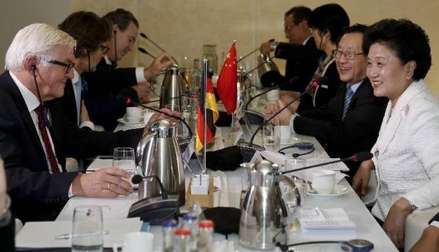 La viceprimera ministra china pide a Alemania que se oponga al proteccionismo comercial