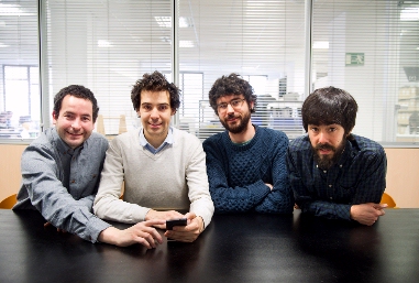 Aritza Loroño, José María del Moral, Jon Igual y  Javier Manso  