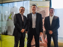 Juan Antonio Fernández, Stephan Sieber y Fernando García, Unit4