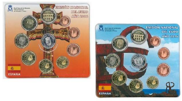 Nuevas monedas en euroset dedicados a Asturias, Murcia y País Vasco