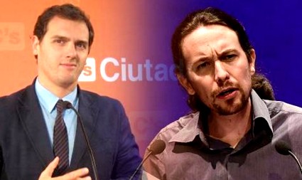 Podemos y Ciudadanos entre pinzas