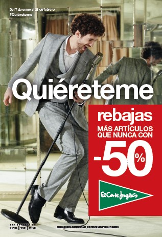 Arrancan las rebajas de El Corte Inglés al ritmo de “Quiéreteme”