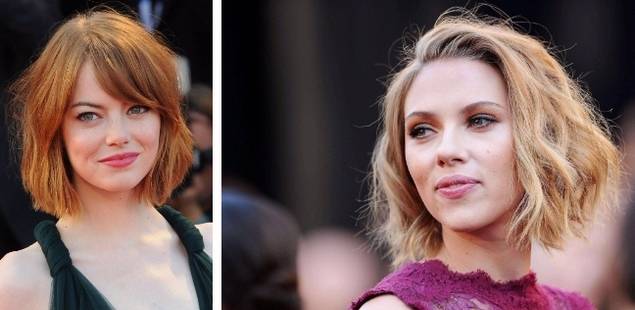 Emma Stone y Scarlett Johansson