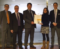 De izquierda a derecha: José García, Juan Sánchez, Rafael Hernández, Marina Moro y Alejandro Vigil.