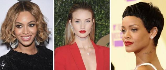 Beyoncé (Wavy) + Rosie Huntington-Whiteley (Wet Look) + Rihanna (Garçon)