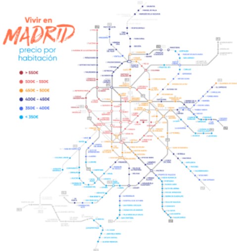 Las estaciones de metro más caras de Madrid y Barcelona