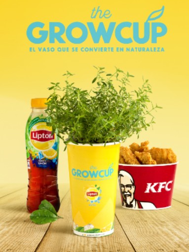 Lipton Ice Tea y KFC inventan el Growcup