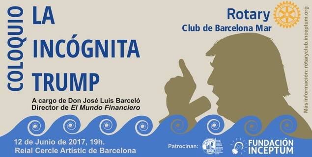 'La incógnita Trump', nueva conferencia de José Luis Barceló en el Rotary Club de Barcelona Mar