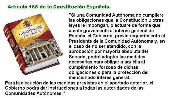 Lo que el artículo 155 se llevó