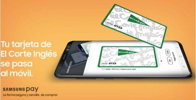 La tarjeta de El Corte Inglés se suma al pago por móvil