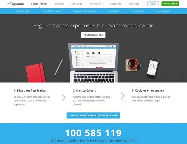 ayondo desembarca en España
