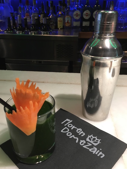 Coctelería saludable en el restaurante Floren Domezain