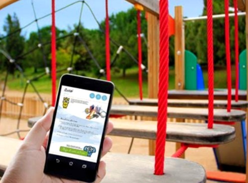 El aeropuerto de Palma estrena cuatro parques infantiles interactivos