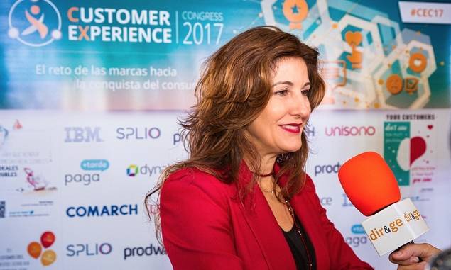 Eva Ivars Buigues, Directora General de Grupo Afflelou, durante una entrevista con DIR&GE.