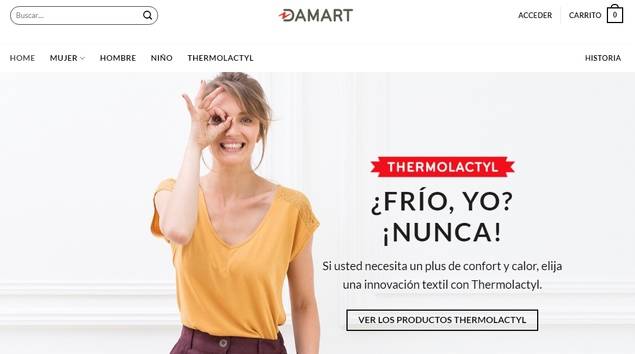 Damart vuelve a España