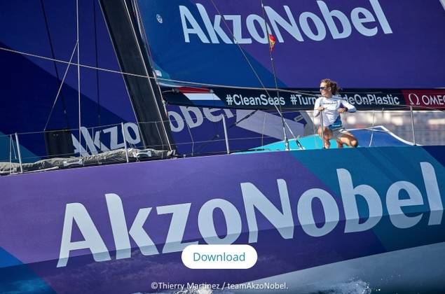 El AkzoNobel en la Volvo Ocean Race, con sensores biométricos de SAP ® Leonardo