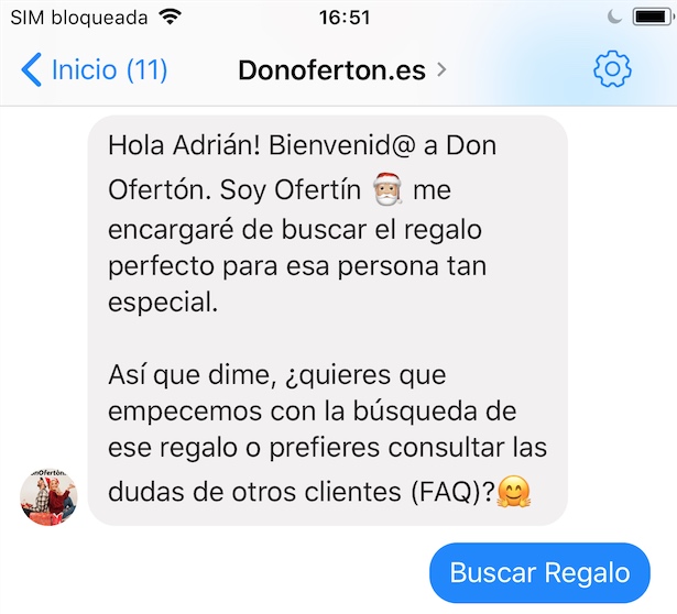 Acertar los regalos de navidad en solo tres minutos gracias a un chatbot