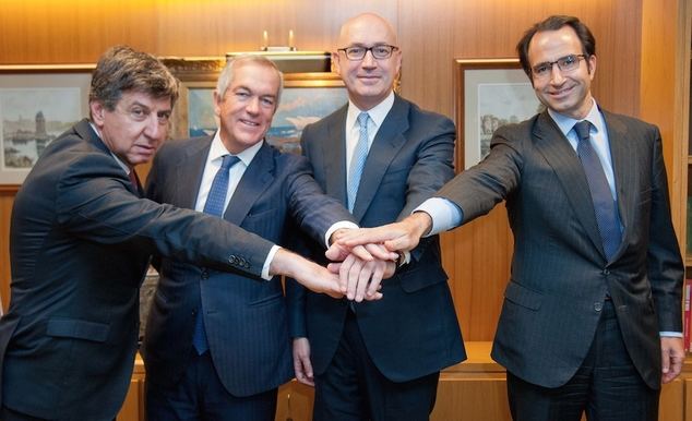En la foto, Gabriel Alonso, Joaquín Arenas, Jesús Nuño de la Rosa y Olaf Díaz-Pintado.