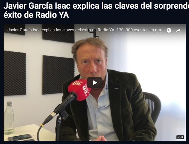 Crecimiento espectacular de la cadena Radio Ya