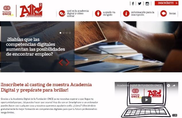 Fundación ONCE ofrece formación a jóvenes con discapacidad en su nuevo proyecto de Academia Digital